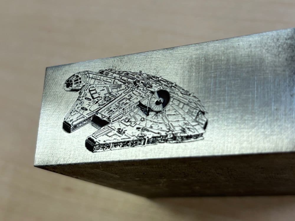 レーザー彫刻 金属キャスト